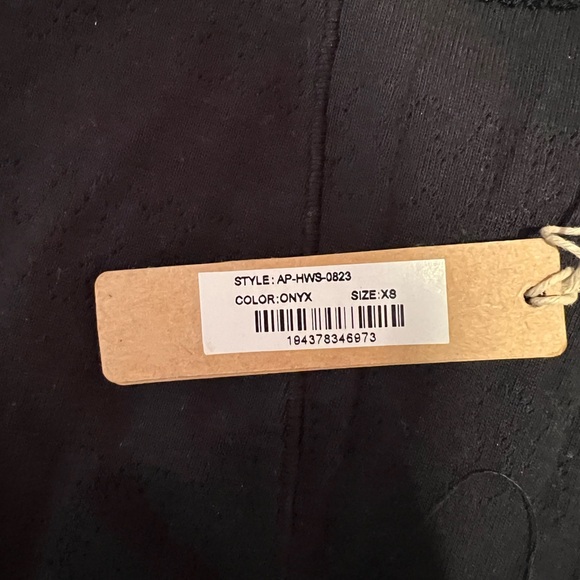 Skims Black Pointelle Shorts XS - Picture 3 of 4